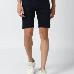 Men Flat-Front Regular Fit Shorts-picture-36