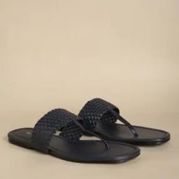 Braided T-Strap Flat Sandals-picture-18