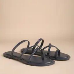 Toe-Ring Sandals with Braided Straps-16