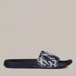 Camouflage Print Open-Toe Slides-3