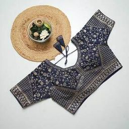 Women Embroidered Back Open Blouse-image-98