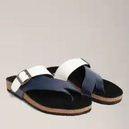 Slip-On Sandals with Buckle Closure-image-39