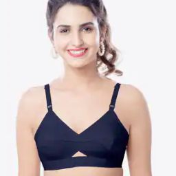 Solid Cotton Bra-picture-17