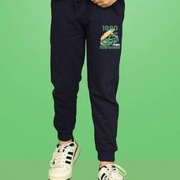 Boys Graphic Print Joggers with Elasticated Drawstring Waist-13