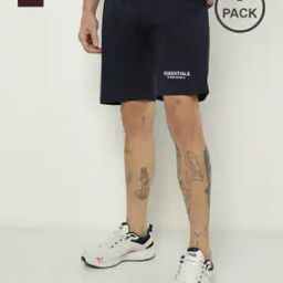 Pack of 2 Typographic Print Bermudas-52