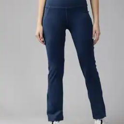Women Flared Track Pants with Elasticated Waist-image-16