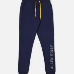 Boys Typographic Print Straight Fit Joggers-picture-50