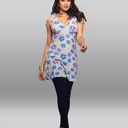 Ankle-Length Leggings with Elasticated Waist-image-40