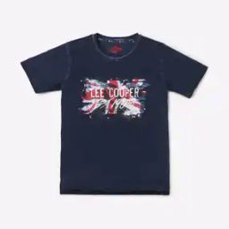 Graphic Print Slim Fit Round-Neck T-shirt-image-87