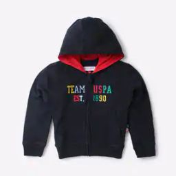 Typographic Applique Zip-Front Hoodie-picture-51