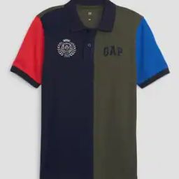 Boys Colourblock Relaxed Fit Polo T-Shirt-image-40