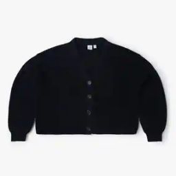Girls Knitted Relaxed Fit Button-Down Cardigan-7