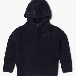 Boys Brand Print Hoodie with Split-Kangaroo Pockets-image-51