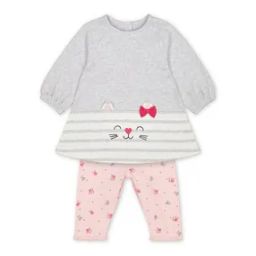 A-line Dress with Printed Leggings-image-88