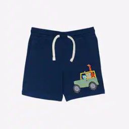Shorts with Placement Applique-39
