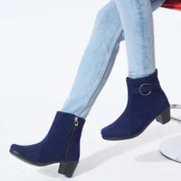 Women Round-Toe Ankle-Length Boots-image-36