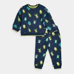 Printed Cotton Sweatshirt & Joggers Set-picture-6