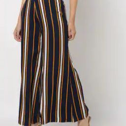 Striped Flared Pants-image-52