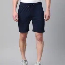 Men Knitted Shorts with Elasticated Waist-picture-44