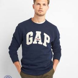 Logo Applique Regular Fit Crew-Neck Sweatshirt-image-84
