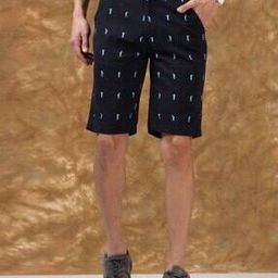 Men Regular Fit Mid-Rise Cargo Shorts-image-115