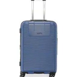 Striped Medium Trolley Bag with TSA Lock-11