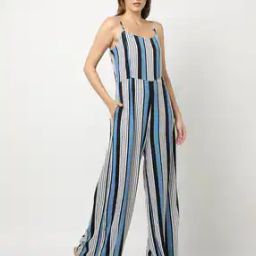 Striped Strappy Jumpsuit-picture-17