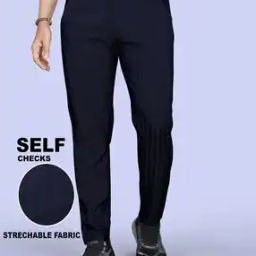 Men Mid-Rise Relaxed Fit Flat-Front Trousers-image-54