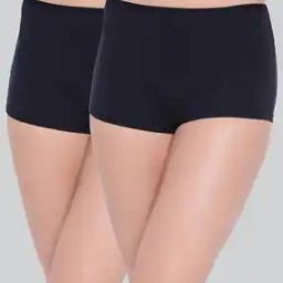Pack of 2 Full-Coverage Boyleg with Elasticated Waist-picture-29