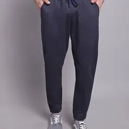 cantabil Men Joggers with Elasticated Drawstring Waist-picture-10