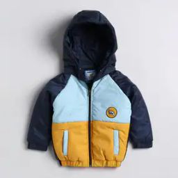 Colourblock Hodded Bomber Jacket-picture-25