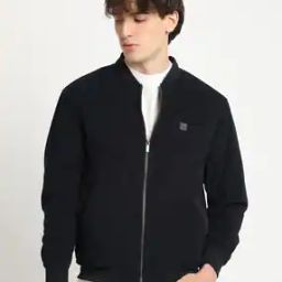 Men Regular Fit Bomber Jacket-picture-50