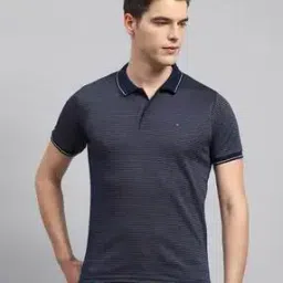 monte carlo Boys Micro Print Polo T-Shirt-picture-45