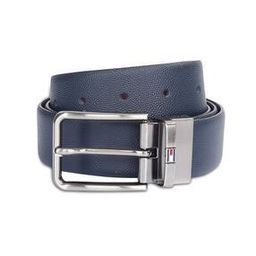 tommy hilfiger Leather Reversible Belt with Buckle Closure-picture-30