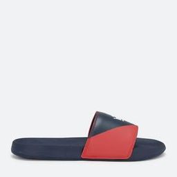 Brand Logo Print Slide Flip Flops-50