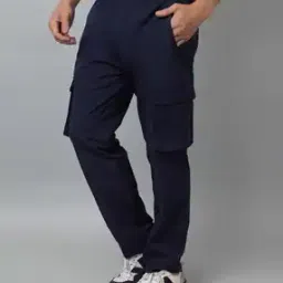 Men Track Pants with Insert Pockets-image-2