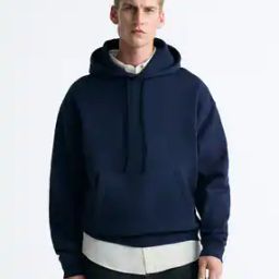 Men Oversized Fit Hoodie with Kangaroo Pockets-image-101