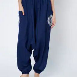 Women Embroidered High Rise Pants-picture-30