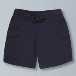 Girls Regular Fit Shorts with Elasticated Drawstring Waist-picture-12