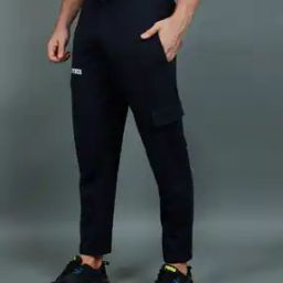 Men Straight Track Pants with Drawstring Waist-image-28