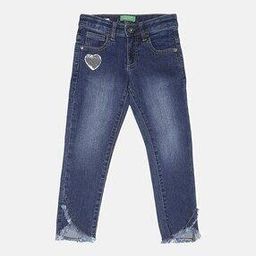 Slim Fit Jeans with Heart Patch-image-54