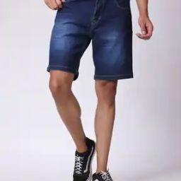 Men Washed Regular Fit Denim Shorts -image-29
