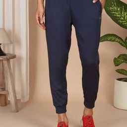 Men Relaxed Fit Trackpants with Drawstrings Waistband-image-71