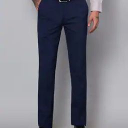 Checked Flat-Front Trousers-image-40
