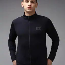 Men Zip-Front Regular Fit Sweatshirt-image-42