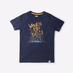 Typographic Print Round-Neck T-shirt-image-46