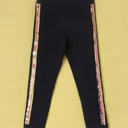 Leggings with Embellished Tapings-image-85