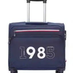Typographic Print Trolley Bag with TSA Lock-11