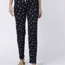 Women Printed Pyjamas with Elasticated Waist-picture-51