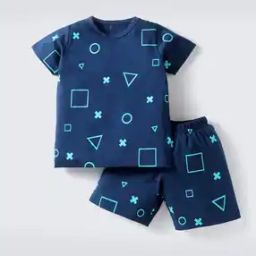 Boys Printed Shorts & T-Shirt Set-image-21